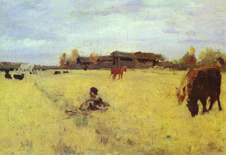 October. Domotcanovo, Valentin Serov